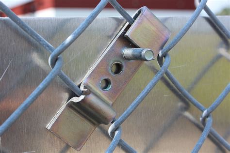 metal steel fence mounting brackets|fence sign holder bracket.